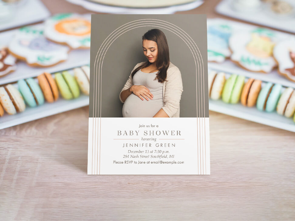 Baby shower best sale invitations near me