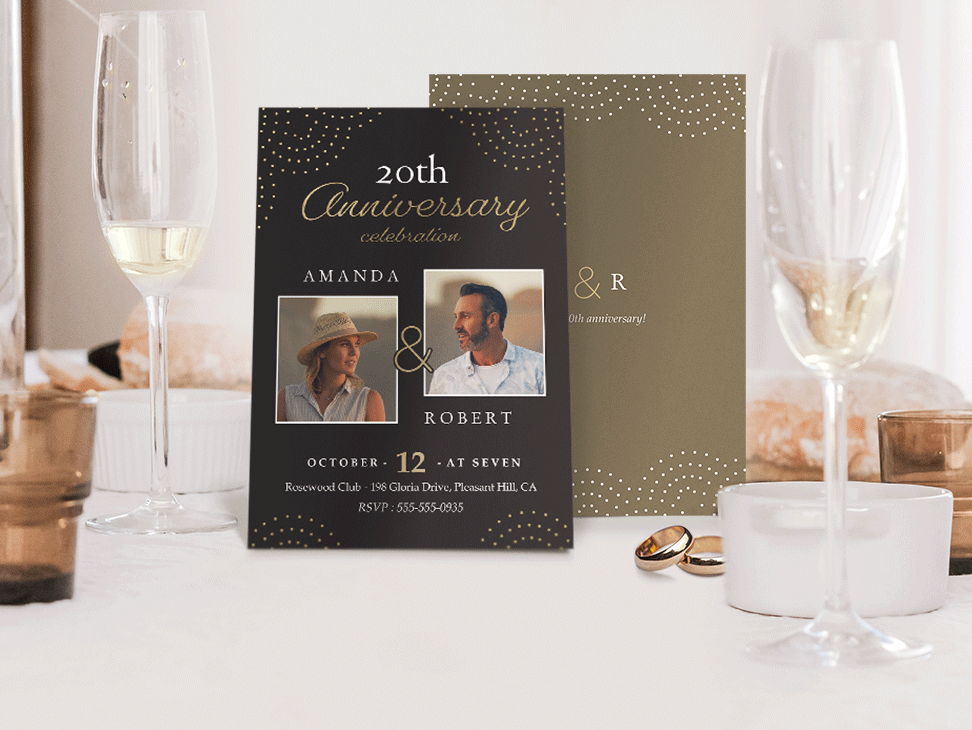 Wedding Anniversary Invitations