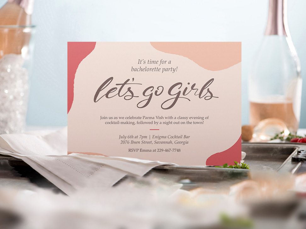 Girls Night Out Cocktail Party Invitation, Zazzle