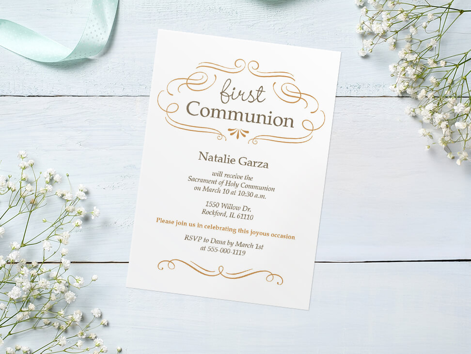 Self print shop invitations