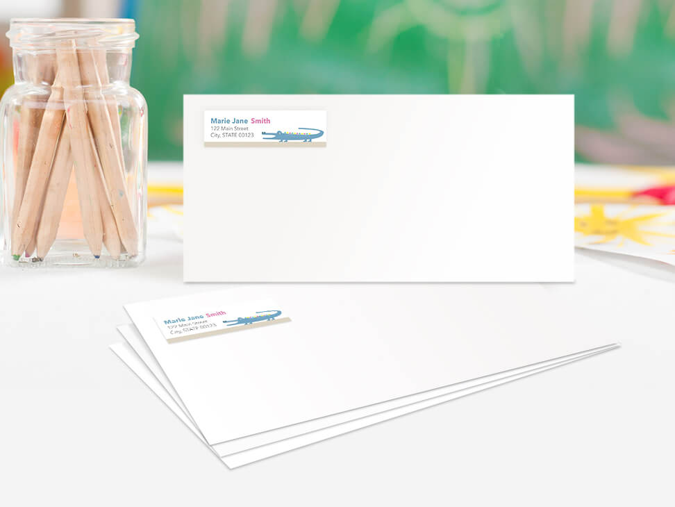 return address labels