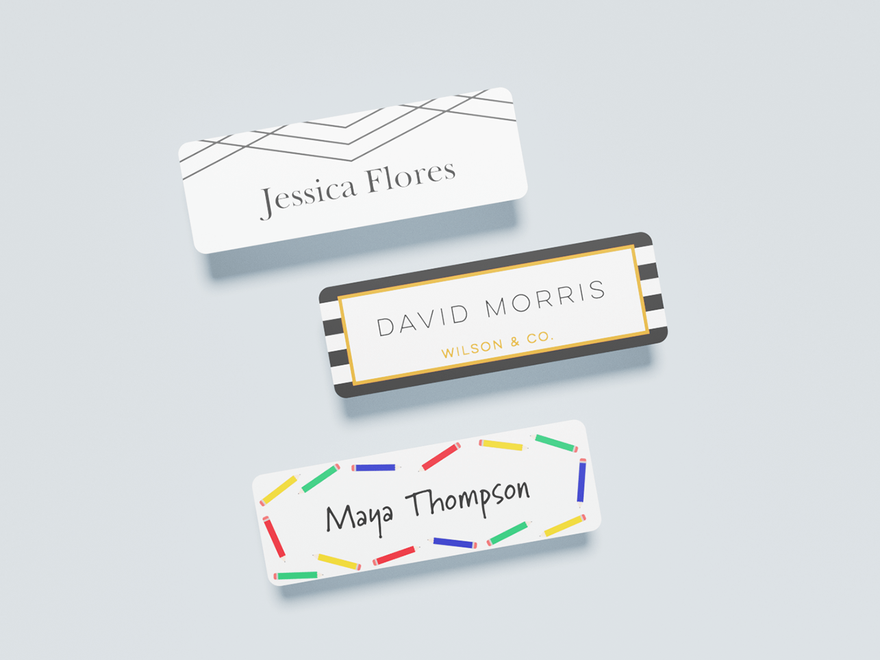 Magnetic Name Tags & Badges